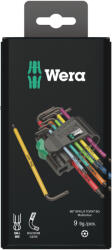 Wera Set chei imbus cu profil TORX TX 967/9 multicolor 9 piese, Wera 05073599001 HardWork ToolsRange (05073599001) Cheie imbus
