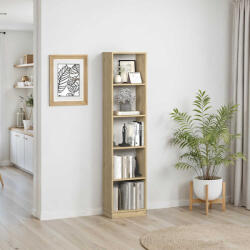 Adore Biblioteca Adore Vargas, 5 Rafturi, Alb, 43x182x26 cm (KTP-325-FF-1) Biblioteca