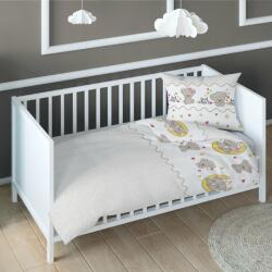 Karo Ágyneműhuzat 160x200 macis bézs gyerek cipzáras Karo Álomország (2359065)