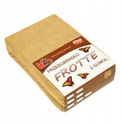 Karo Gumis frottír lepedő 70x140 mustár homokszínű Karo (207XXX)