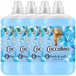 Coccolino Blue Splash Folyadék Fresh & Soft textíliák öblítéséhez 4x1, 7L 272 mosás