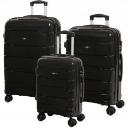  Enm Pp utazóbőrönd fekete 3 az 1-ben szett (ENMPPBLACK_SET3V1)