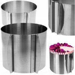  Tortadíszítő 8, 5 cm Állítható 16-28 cm Tortadíszítő Karika (RANT DO TORTU 8,5 cm REGULOWANY 16-28 cm)