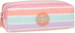Marshmallow Ученически несесер Marshmallow - Stripes, Peach (DKT64475)