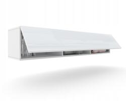 Krak Meble Függő szekrény vízszintes Rtv komód Simply Up fehér fényes 120 (10230120110N)