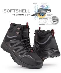 Marwells Softshell Мъжки туристически боти - Черни със Сив 20210835597 (362782_Черно)