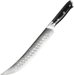 HARAHU Cuțit de bucătărie Damasc FU-27652 - Slicing/Negru KP27652