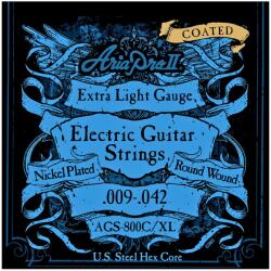 Aria Pro II Corzi Chitara Electrica - Coated Extra Light - Aria Pro II AGS-800C/XL (AGS-800C/XL)