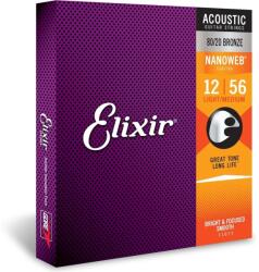 Elixir 12-56 80/20 Bronze Nanoweb - Corzi Chitara Acustica (11077)
