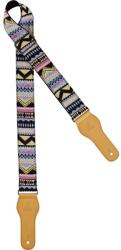 Ortega cotton guitar strap - INDIAN SKY (OCS-400)