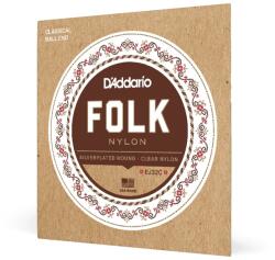 D'addario Corzi de chitara - Silver-Wound/Clear Nylon - D'Addario EJ32C (EJ32C)