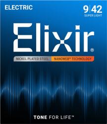 Elixir 9-42 Nanoweb - Corzi Chitara Electrica (12002)
