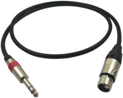 KLOTZ Cablu de Semnal Balansat Klotz - Neutrik XLR Mama- Jack Rosu 6, 3mm (my206-nc3fxx-228c-2)