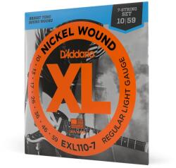 D'addario Corzi chitara electrica 7 Corzi - Regular Light - D'Addario EXL110-7 (EXL110-7)