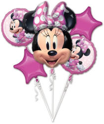 Amscan Disney Minnie Bouquet fólia lufi 5 db-os szett (DPA4070601)