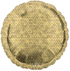 Amscan Arany Sequin mintás fólia lufi 43 cm (DPA4219901) - kiskincsek