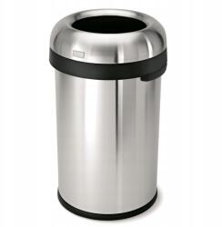 simplehuman Bullet Open Szemeteskosár 80L Szálcsiszolt Acél (CW1469)