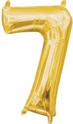 Anagram (Balloons) Arany Gold mini szám fólia lufi 7-es 40 cm (DPA3308901)