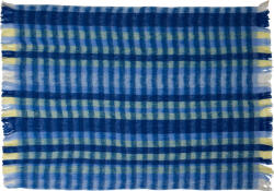 Hübsch Pătură Loom, albastru, 140 x 200 cm (442102)