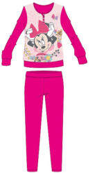 Global Licence Srl Disney Minnie egér téli pamut gyerek pizsama - interlock pizsama - virág mintával - pink - 116