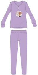 Global Licence Srl Disney Jégvarázs pamut flanel pizsama - téli vastag gyerek pizsama - világoslila - 128