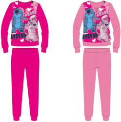 Global Licence Srl Disney Stitch pamut flanel gyerek pizsama - pink - 128