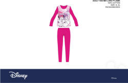 Global Licence Srl Disney Minnie egér női jersey pizsama - pamut pizsama - pink - XS