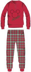 Global Licence Srl Disney Mickey egér téli vastag karácsonyi férfi pizsama - pamut flanel pizsama - XL