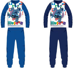 Global Licence Srl Disney Stitch jersey pamut pizsama - sötétkék - 98