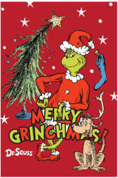 Global Licence Srl Grinch karácsonyi polár takaró - 100 x 150 cm