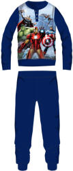 Global Licence Srl Bosszúállók polár pizsama - téli vastag gyerek pizsama - sötétkék - 116