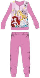 Global Licence Srl Disney Hercegnők polár pizsama - téli vastag gyerek pizsama - rózsaszín - 98