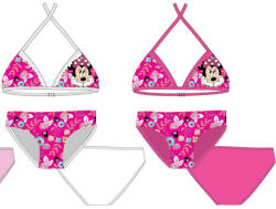 Global Licence Srl Disney Minnie egér kétrészes fürdőruha kislányoknak - virág mintával - rózsaszín - 110