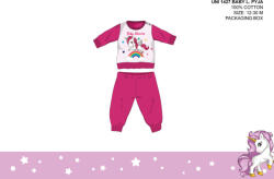 Global Licence Srl Unikornis baba pizsama - jersey pamut pizsama - pink - 92