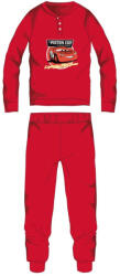 Global Licence Srl Disney Verdák téli pamut gyerek pizsama - interlock pizsama - piros - 110