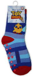 Global Licence Srl Csúszásgátlós gyerek bokazokni - Toy Story - teliplüss - kék csíkos - 23-26