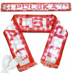 Xtech Sál Lengyel Válogatott Szurkolói Sál Kétoldalas Világító Led Usb