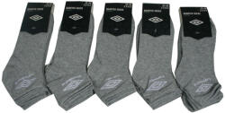Global Licence Srl Unisex pamut zokni - rövid állású zokni - 15 pár - 35-40 - szürke - Umbro