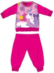 Global Licence Srl Unikornis téli vastag baba pizsama - pamut flanel pizsama - pink - 86