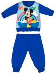 Global Licence Srl Disney Mickey egér baba polár pizsama - téli vastag pizsama - középkék - 98