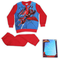 Global Licence Srl Téli pamut gyerek pizsama - Pókember - piros - 140