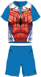 Global Licence Srl Nyári rövid ujjú gyerek pamut pizsama - Pókember - középkék - 134