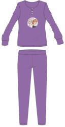 Global Licence Srl Disney Jégvarázs pamut flanel pizsama - téli vastag gyerek pizsama - lila - 110