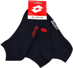 Global Licence Srl Lotto pamut titokzokni - 3 pár/csomag - fekete - 39-42