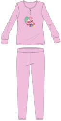 Global Licence Srl Flamingó téli pamut gyerek pizsama - interlock pizsama - világosrózsaszín - 116