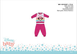 Global Licence Srl Disney Minnie egér baba pizsama - jersey pamut pizsama - pink - 98