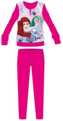 Global Licence Srl Disney Hercegnők téli pamut gyerek pizsama - interlock pizsama - pink - 104