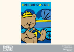 Global Licence Srl Enrico Coveri baba polár takaró - 90 x 120 cm - kék