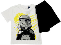 Global Licence Srl Star Wars gyerek rövidujjú pamut pizsama - Fekete/Fehér - 110