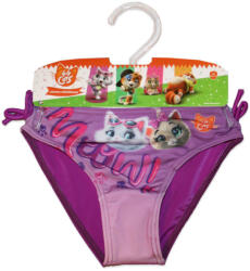 Global Licence Srl 44 Csacska macska fürdőruha alsó kislányoknak - lila - 104